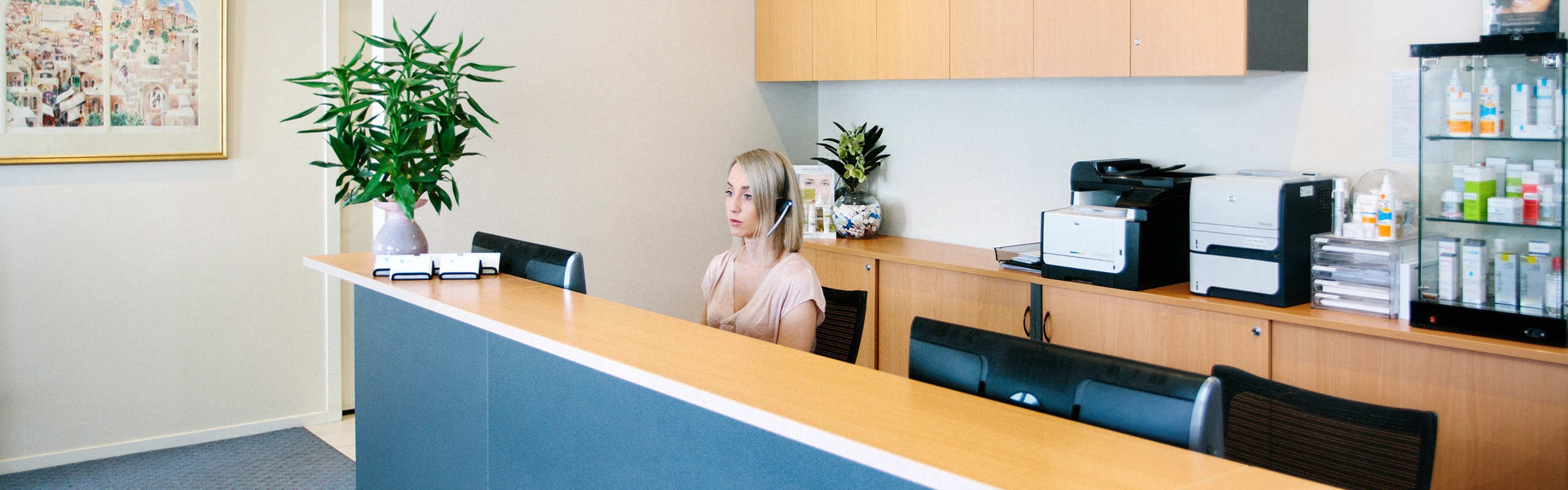 Bayside Reception - Dermatology Clinic - Brighton